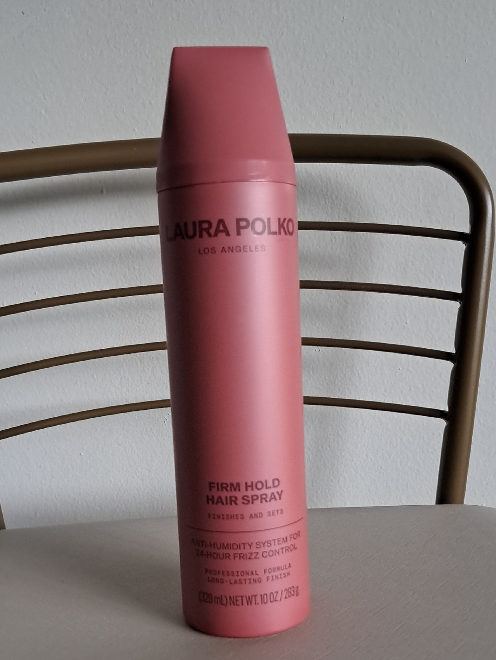 Laura Polko Pink Firm Hold Hair Spray - Long-Lasting Hold